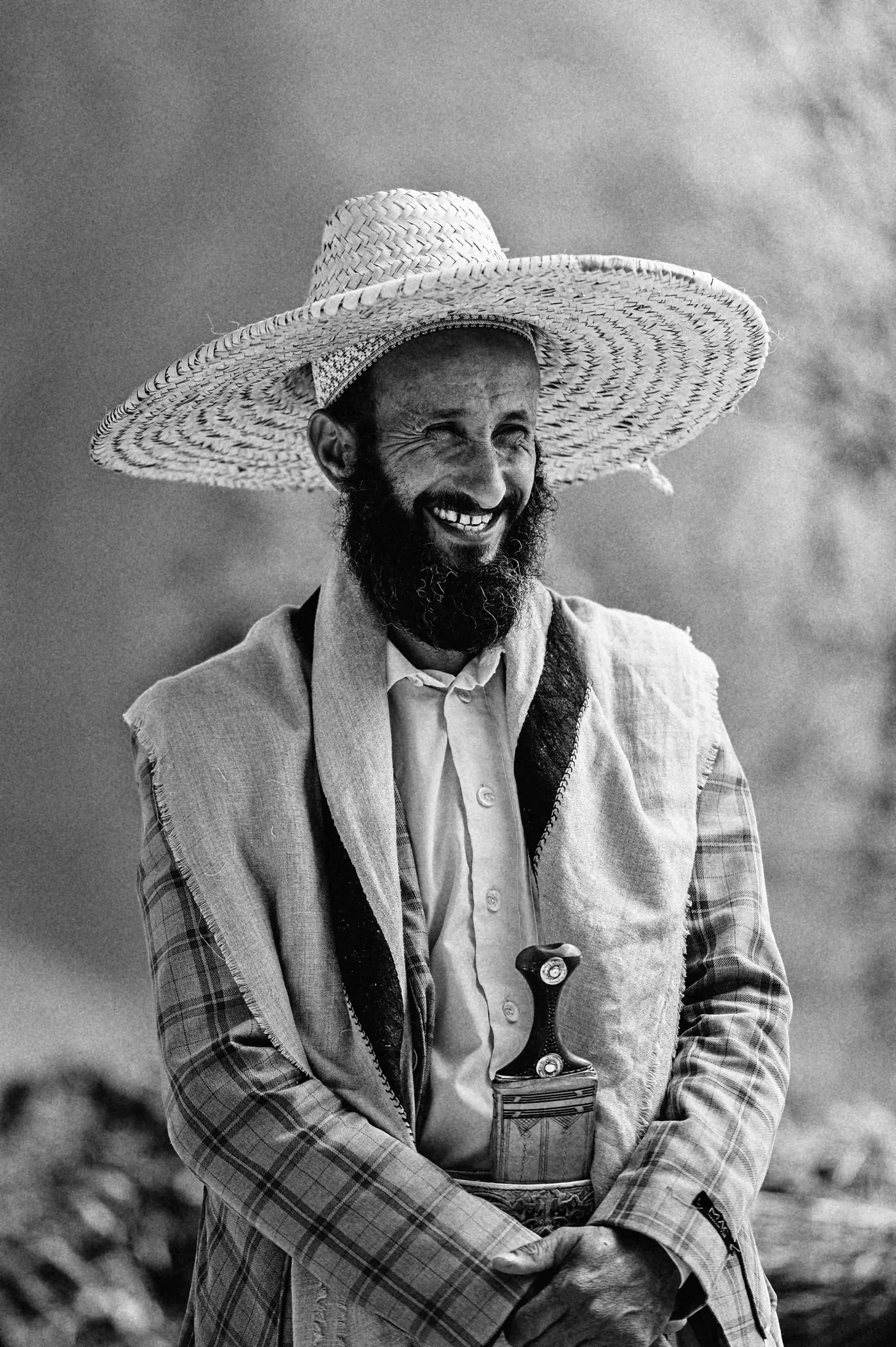 A Yemeni coffee farmer